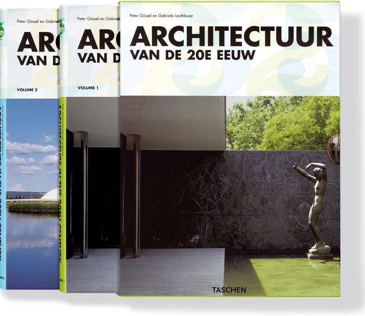 Omslag van Architecture in the 20th Century door Gabriele Leuthauser, tweedehands boek bij Boekhandel Bloks