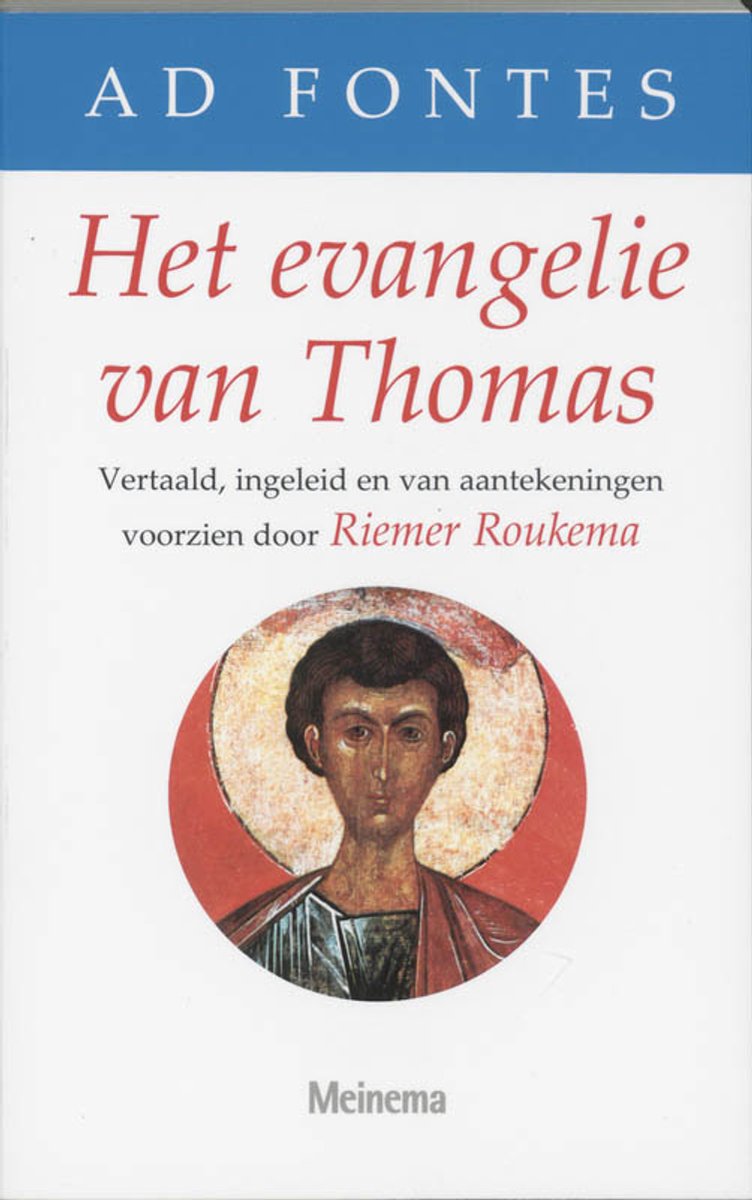 Omslag van Het evangelie van Thomas door R. Roukema, tweedehands boek bij Boekhandel Bloks