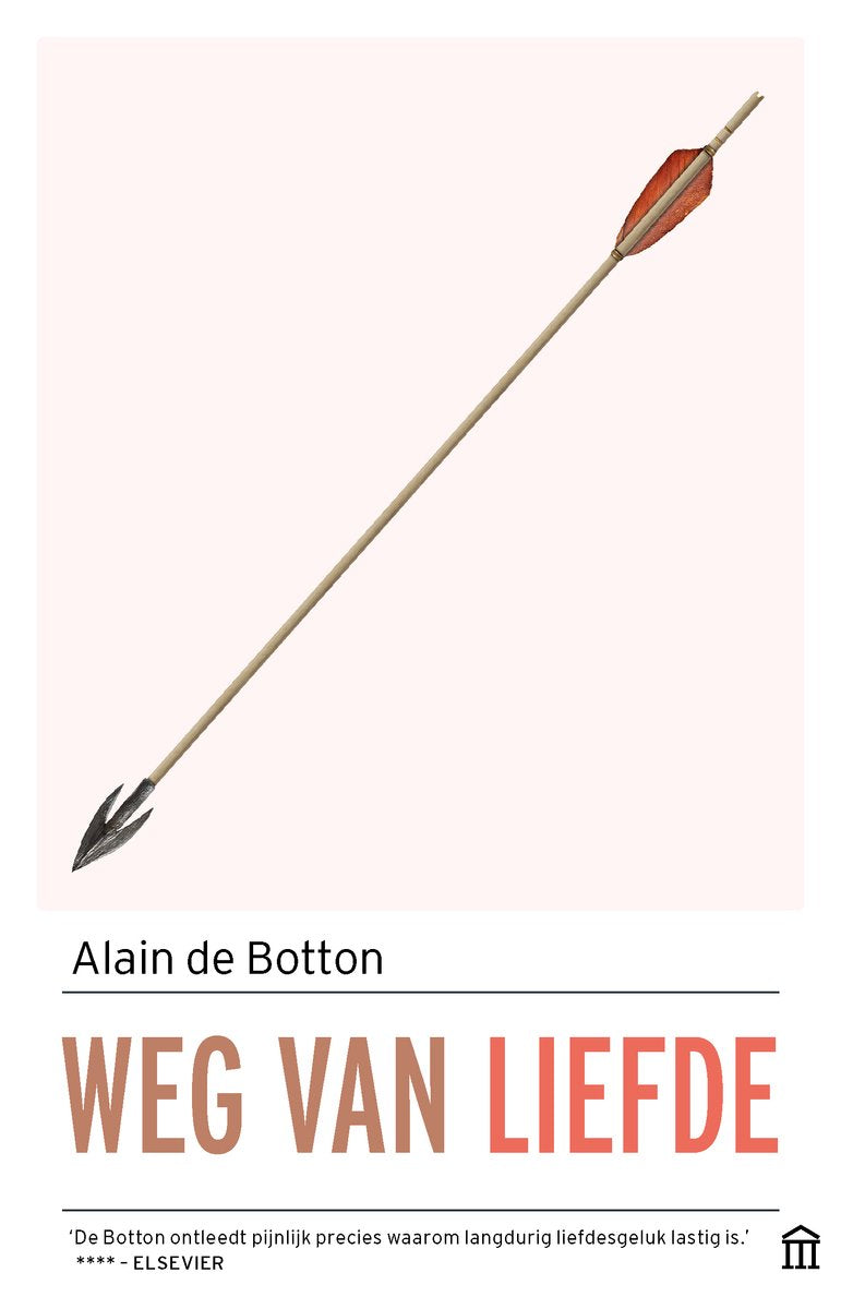 Omslag van Weg van liefde door Alain De Botton, tweedehands boek bij Boekhandel Bloks
