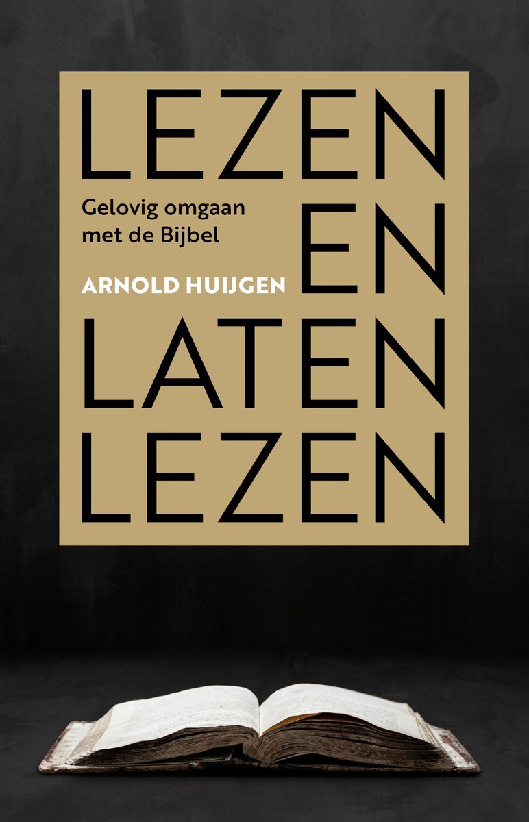 Omslag van Lezen en laten lezen door Arnold Huijgen, tweedehands boek bij Boekhandel Bloks