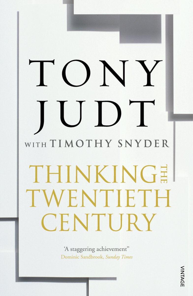 Omslag van Thinking the Twentieth Century door Tony Judt, tweedehands boek bij Boekhandel Bloks