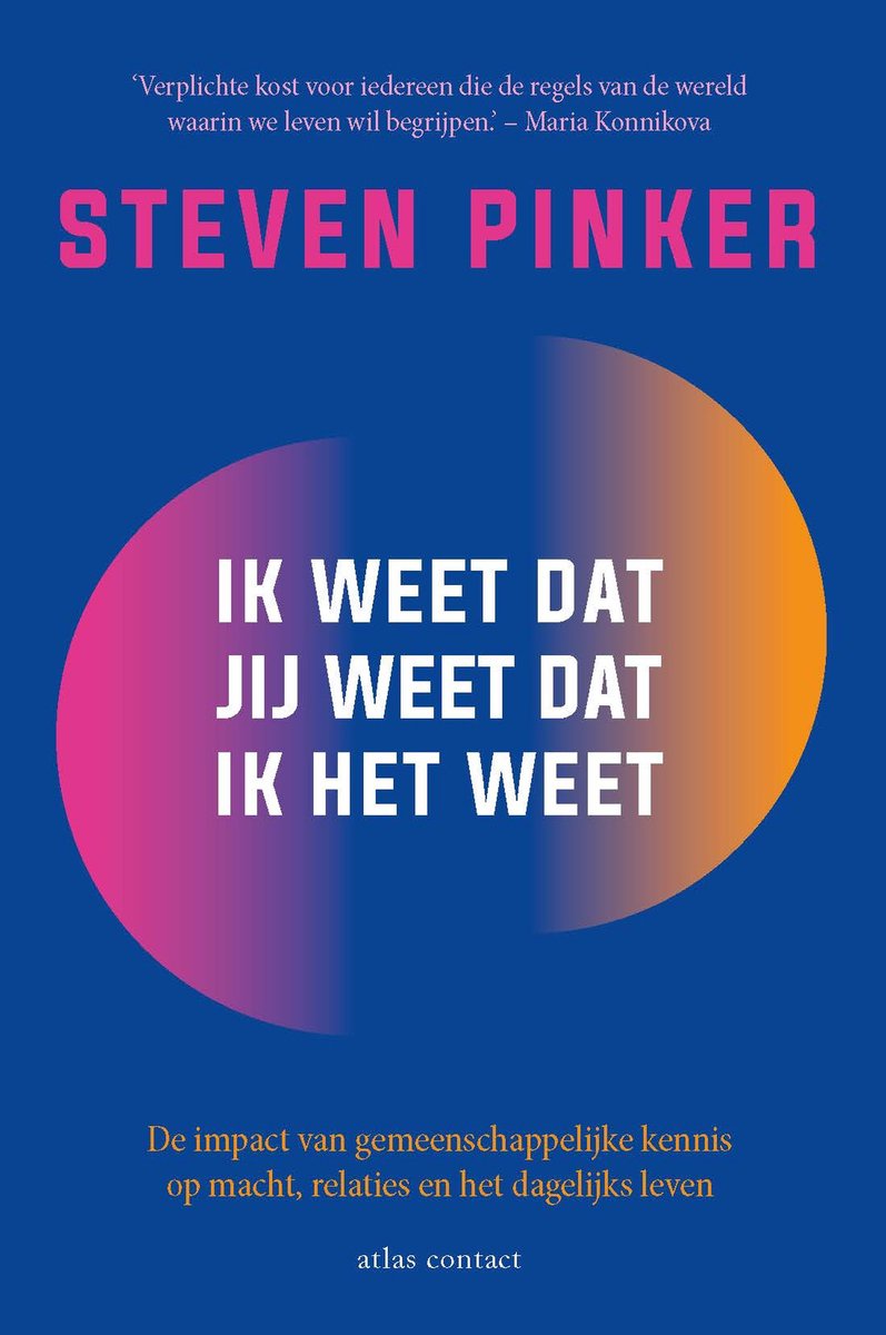 Omslag van Ik weet dat jij weet dat ik het weet door Steven Pinker, tweedehands boek bij Boekhandel Bloks