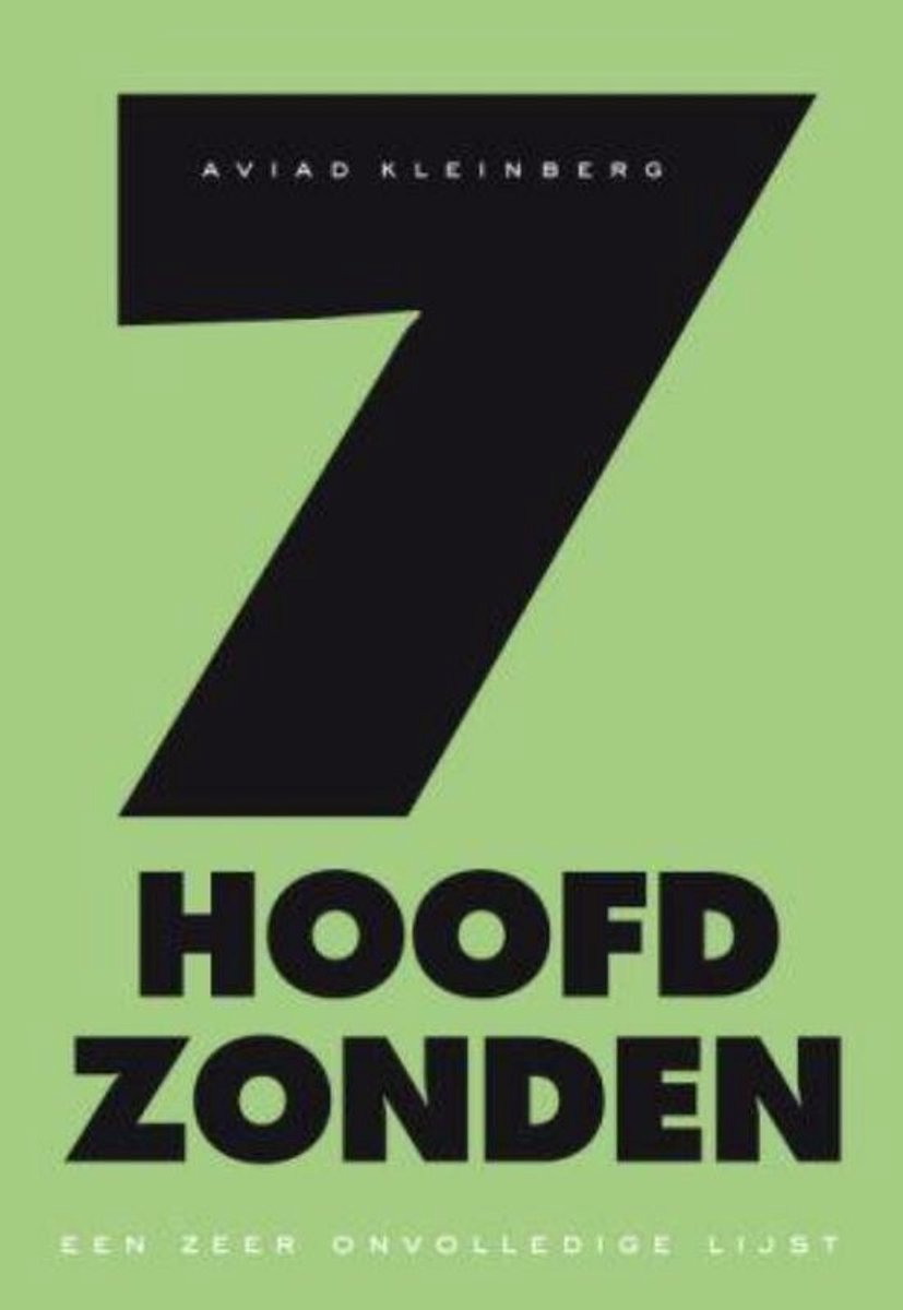 Omslag van Zeven Hoofdzonden door Aviad Kleinberg, tweedehands boek bij Boekhandel Bloks