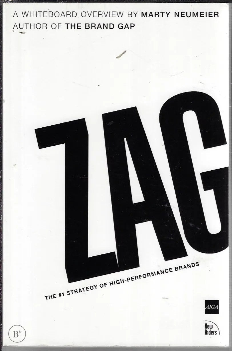 Omslag van Zag door Marty Neumeier, tweedehands boek bij Boekhandel Bloks