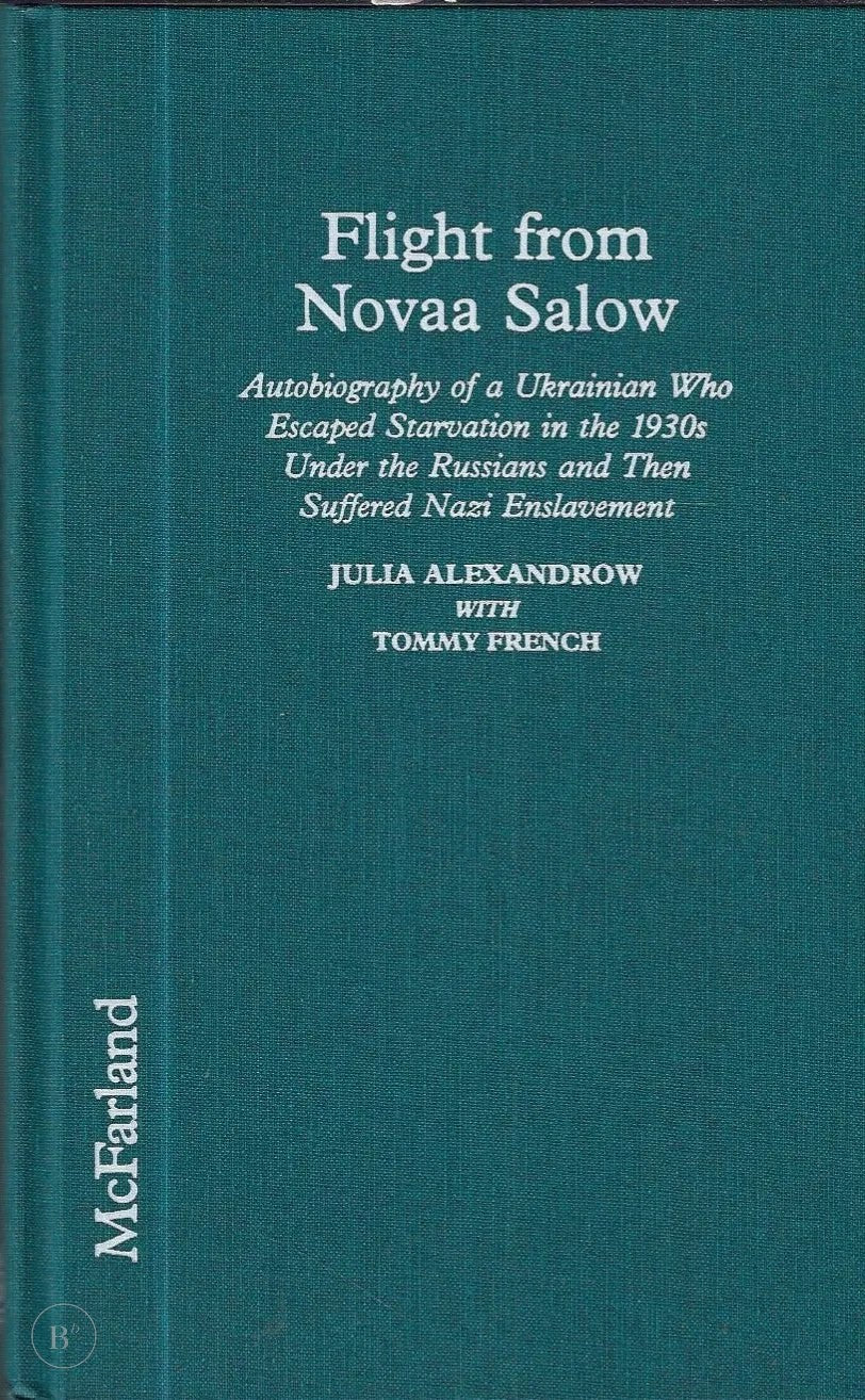 Omslag van Flight from Novaa Salow door Julia Alexandrow, tweedehands boek bij Boekhandel Bloks