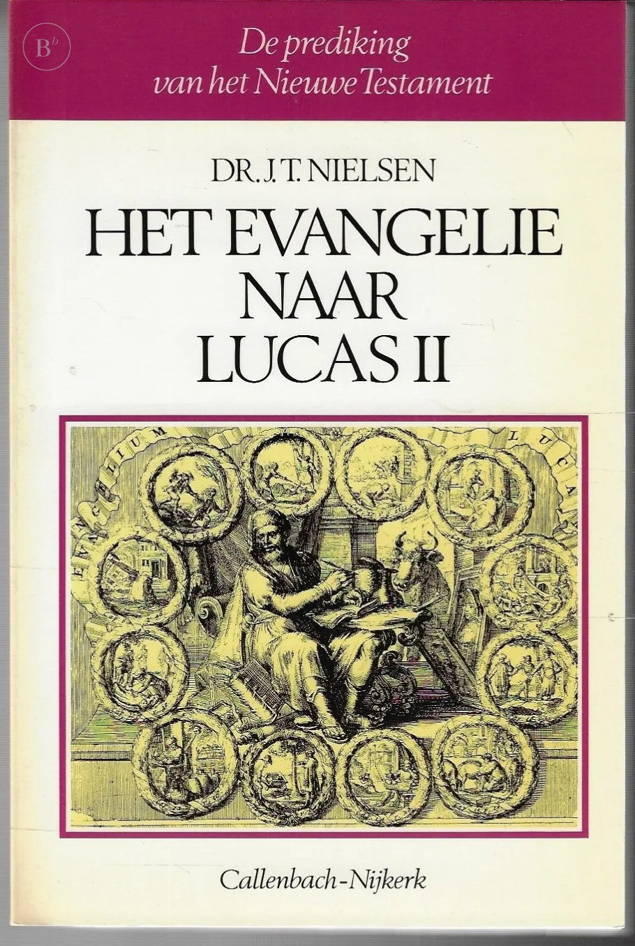 Omslag van Het evangelie naar Lucas door J. T. Nielsen, tweedehands boek bij Boekhandel Bloks