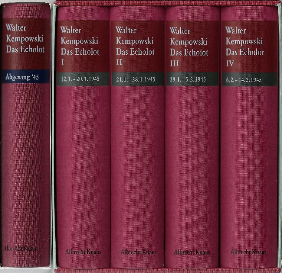 Walter Kempowski - Das Echolot (10 delen)