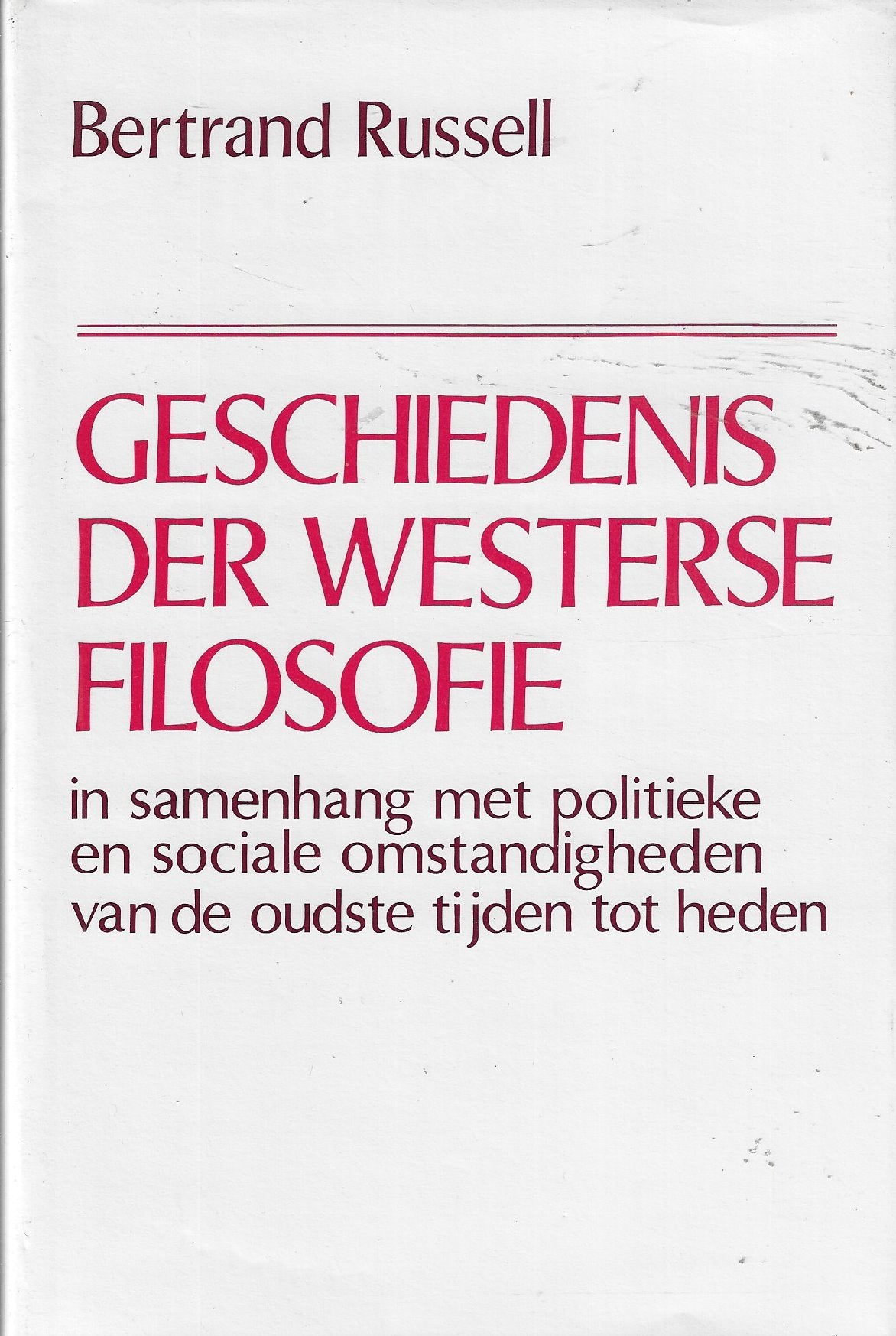 Geschiedenis van de westerse filosofie