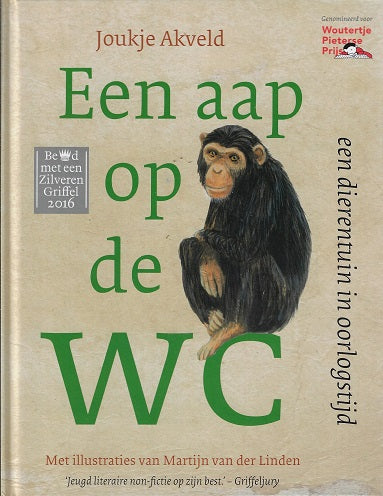 Een aap op de wc