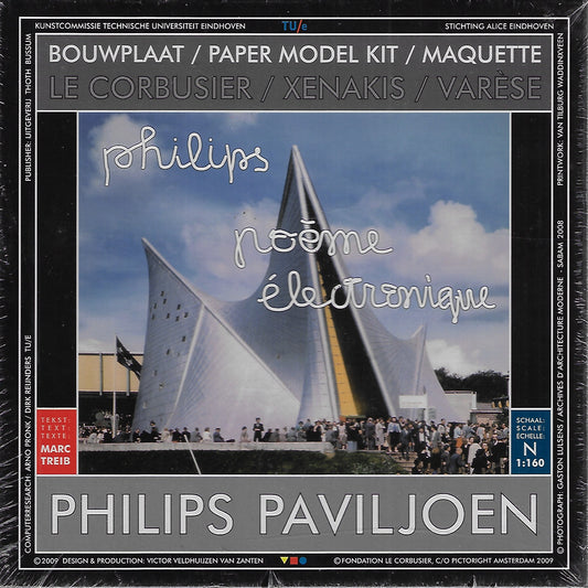 Bouwplaat / Philips Paviljoen van Le Corbusier