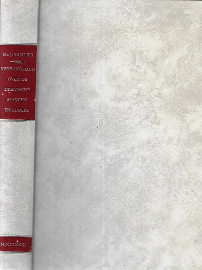 Verhandeling over de Drentsche slangen en adders