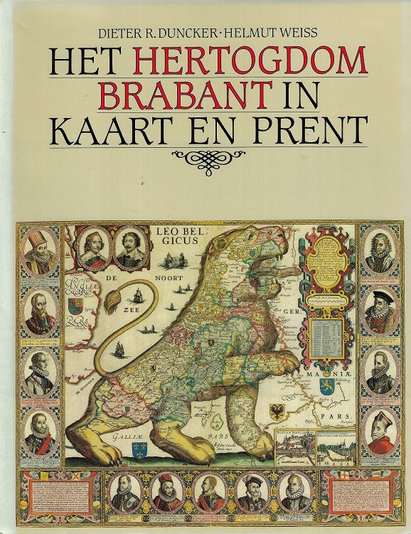 Hertogdom brabant in kaart en prent
