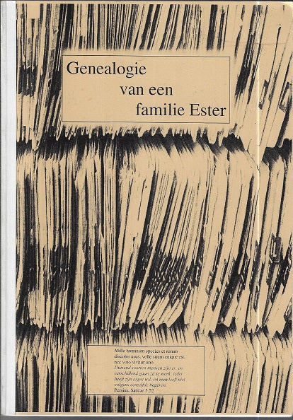 Genealogie van een familie Ester
