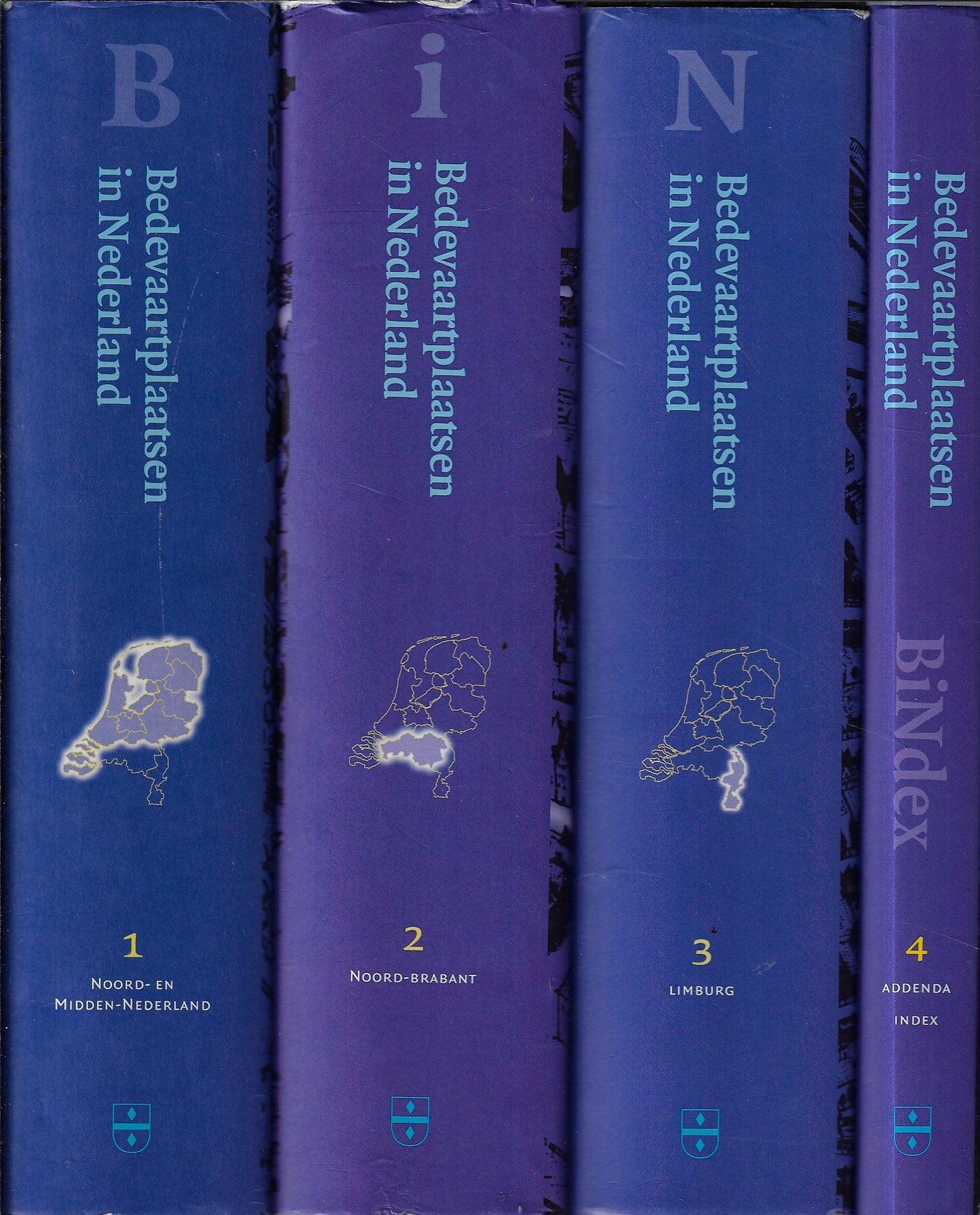 Bedevaartplaatsen in Nederland (set 4 delig compleet)