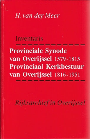 Provinciale Synode van Overijssel 1579-1815