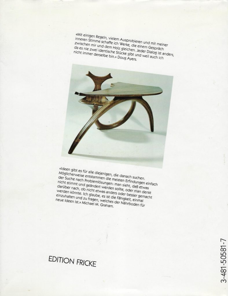 Kunst in Holz Dinge, Möbel, Objekte