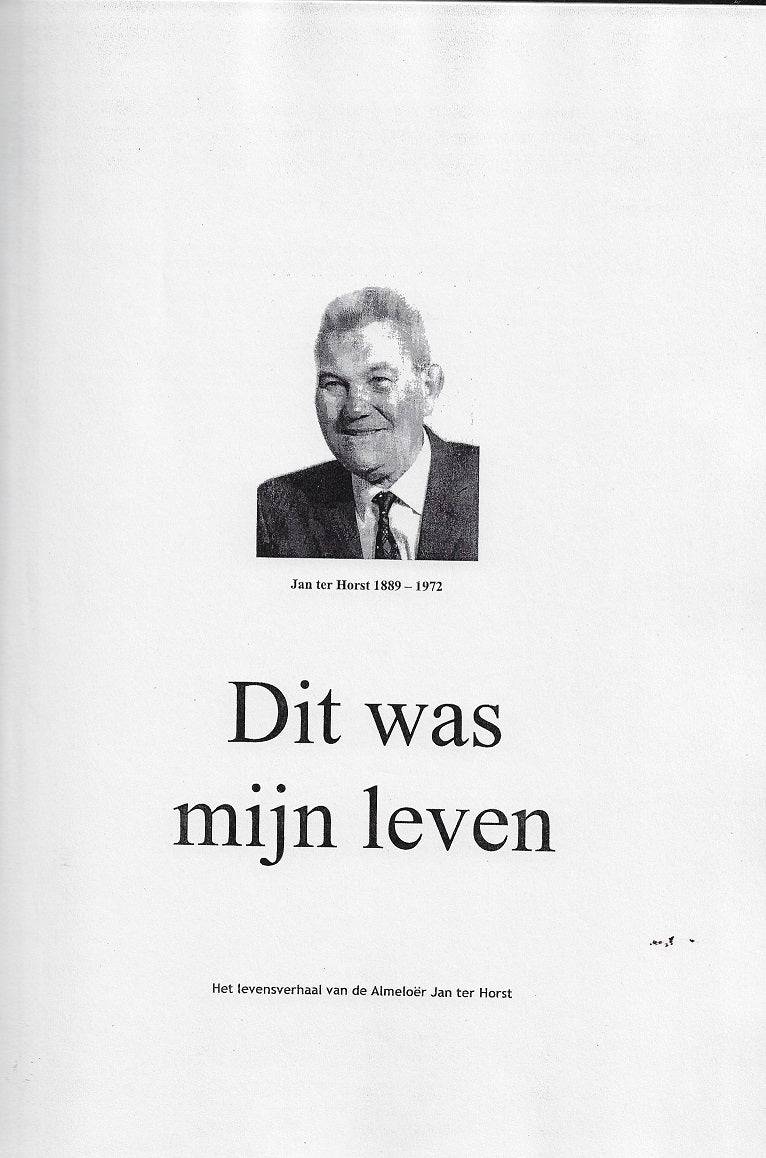 Jan ter Horst - Dit was mijn leven