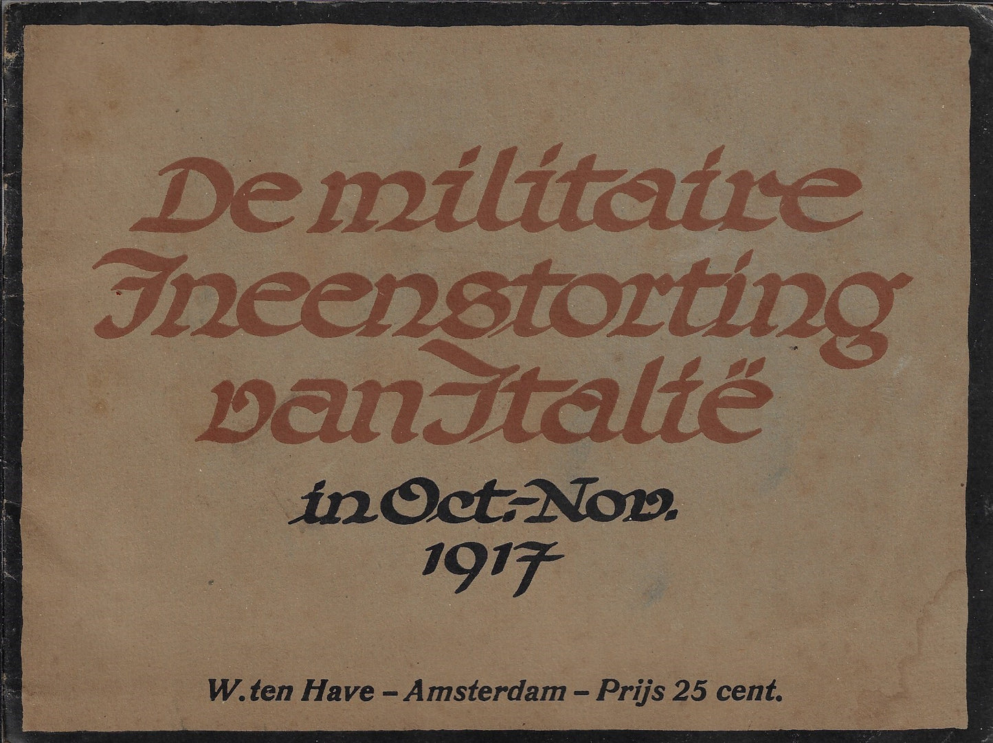 De militaire ineenstorting van Italië in oct.-Nov. 1917