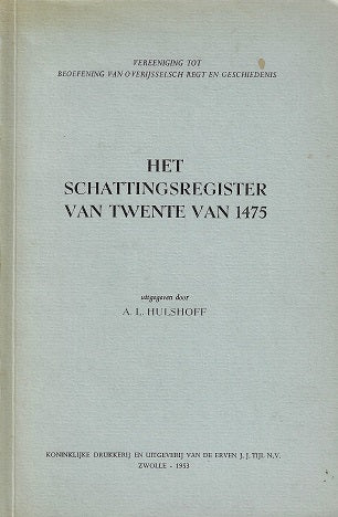 Het schattingsregister van Twente 1475