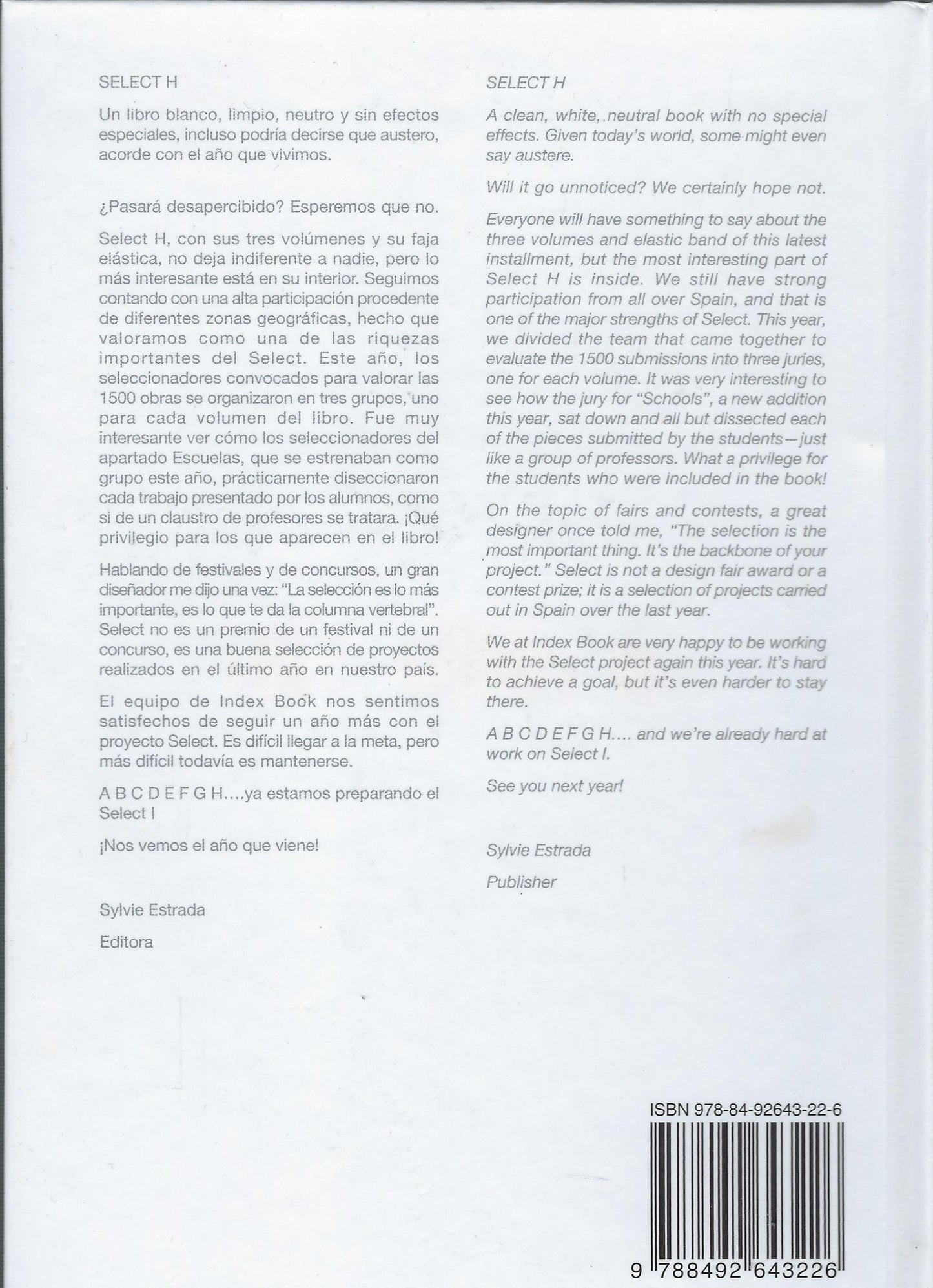 Select H / Graphic Design from Spain / 3 volumes