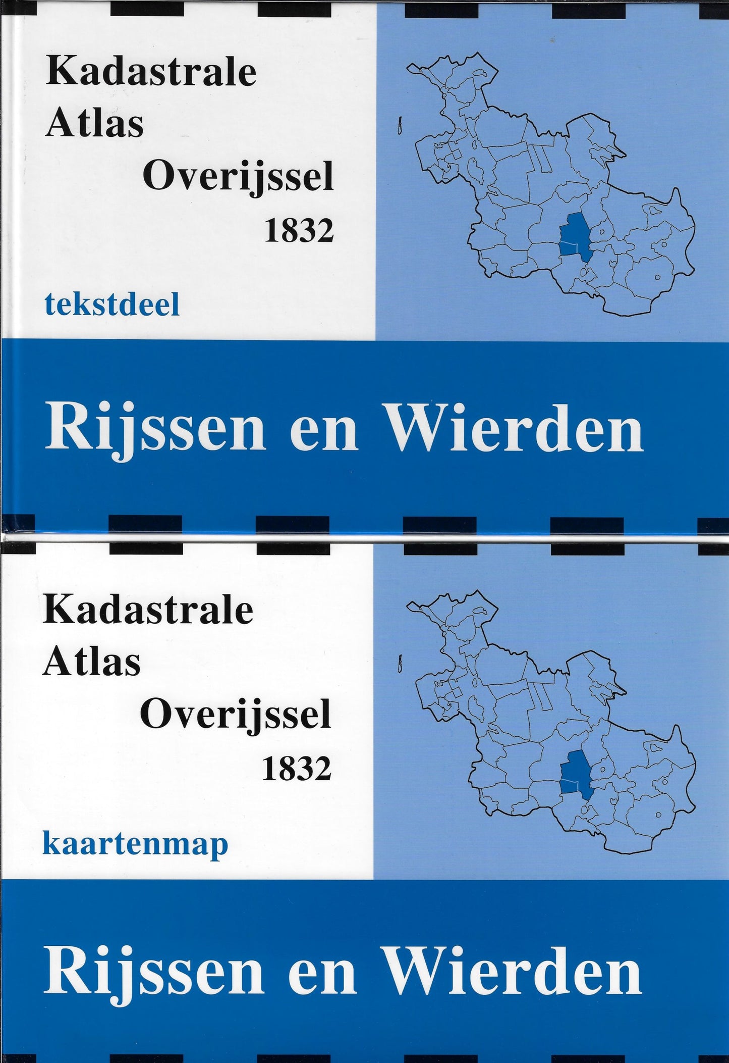 Kadastrale atlas Overijssel 1832 Rijssen en Wierden (Tekst en kaarten)