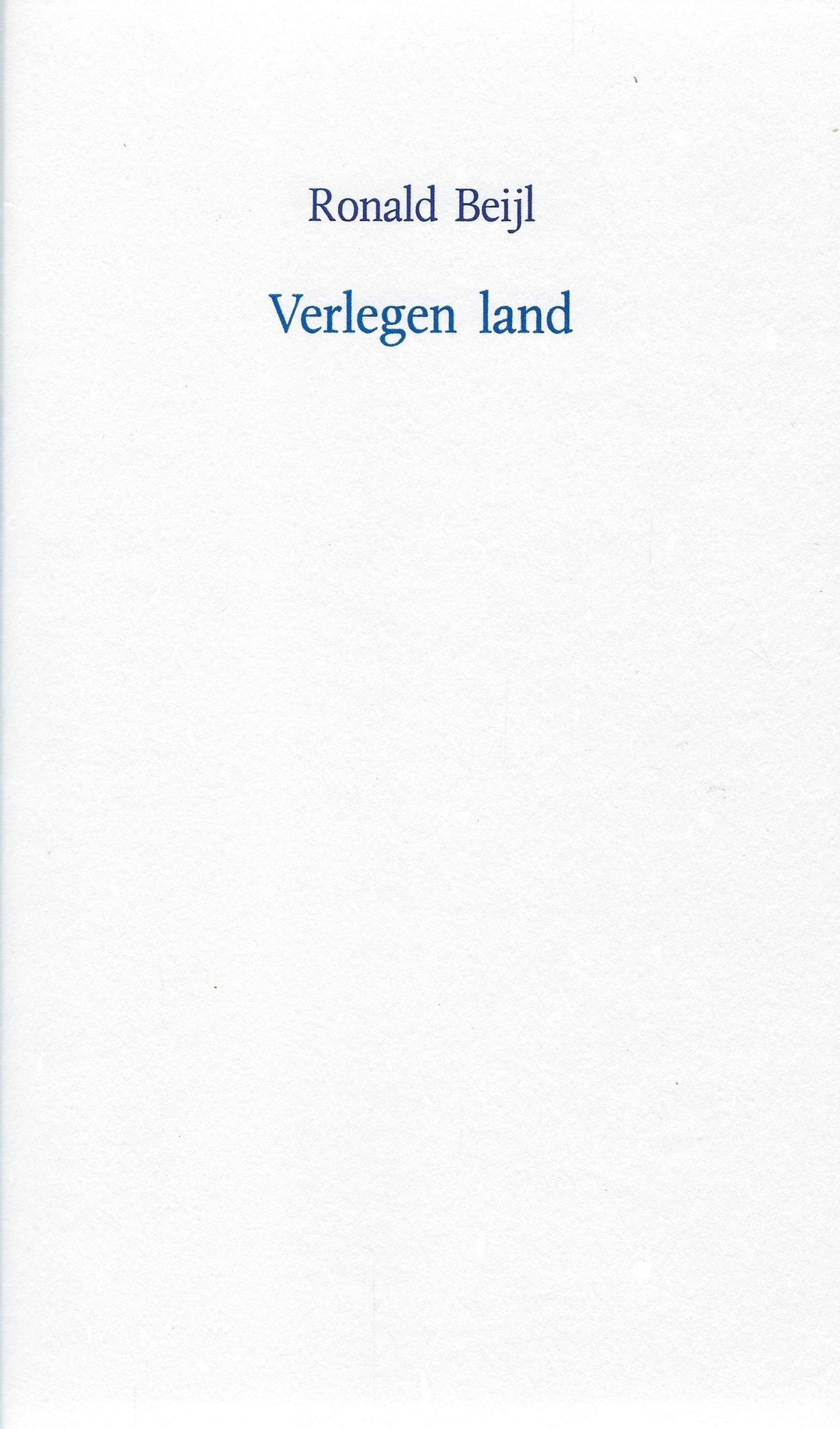 Verlegen land