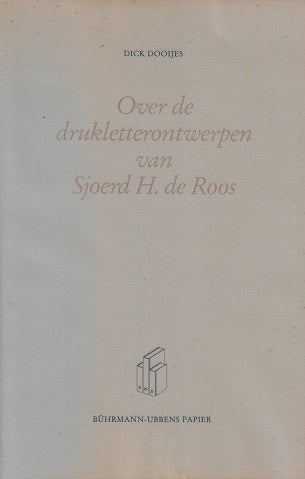 Over drukletterontwerpen sjoerd de roos