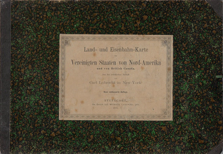 Land- und Eisenbahn-Karte der Vereinigten Staaten von Nord-Amerika und von British Canada