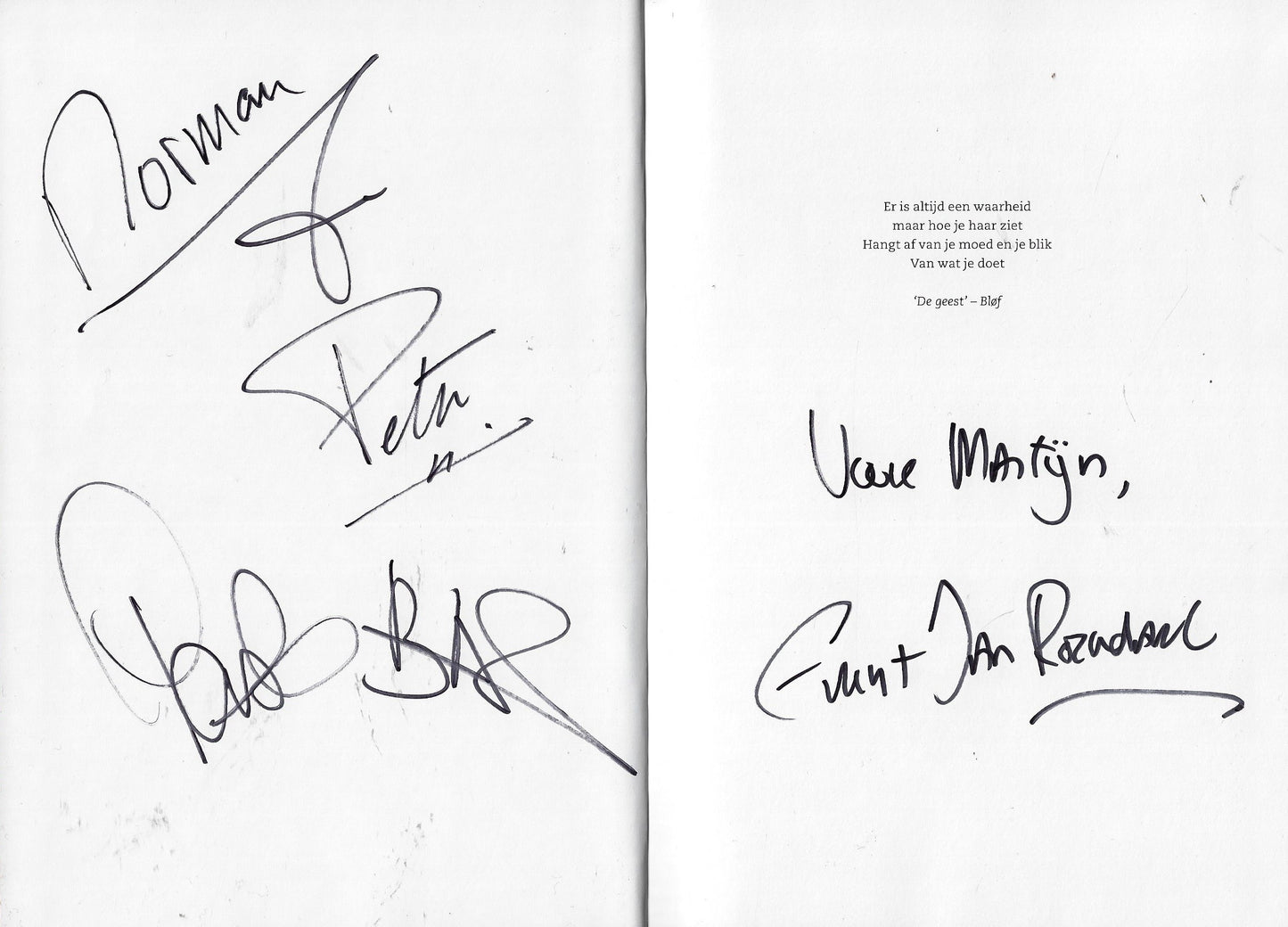 HIER / 20 jaar Blof *5x GESIGNEERD*