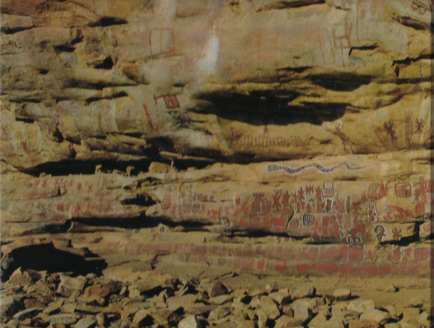 Tempel van Nommo. Geest van water. / Temple du Nommo. Génie d'eau.