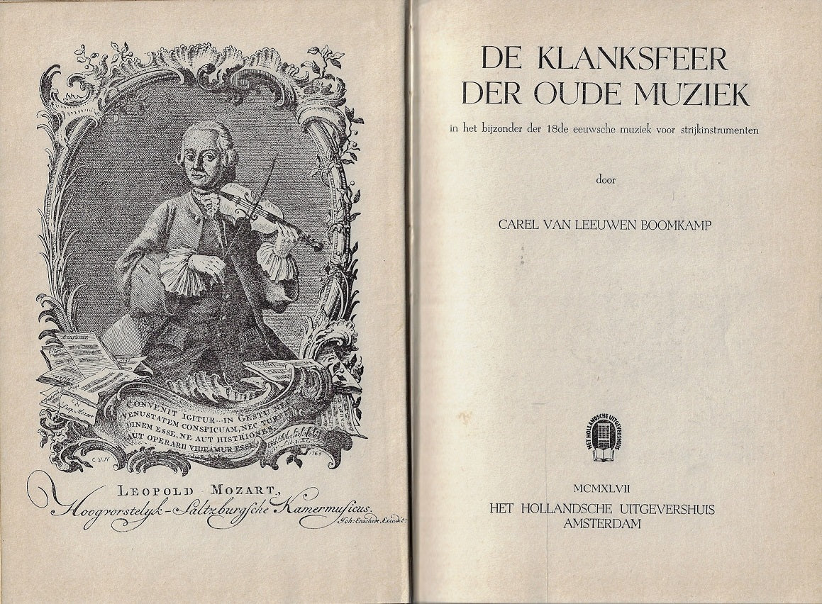 De klanksfeer der oude muziek