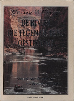 Rivier die tegen de berg opstroomt