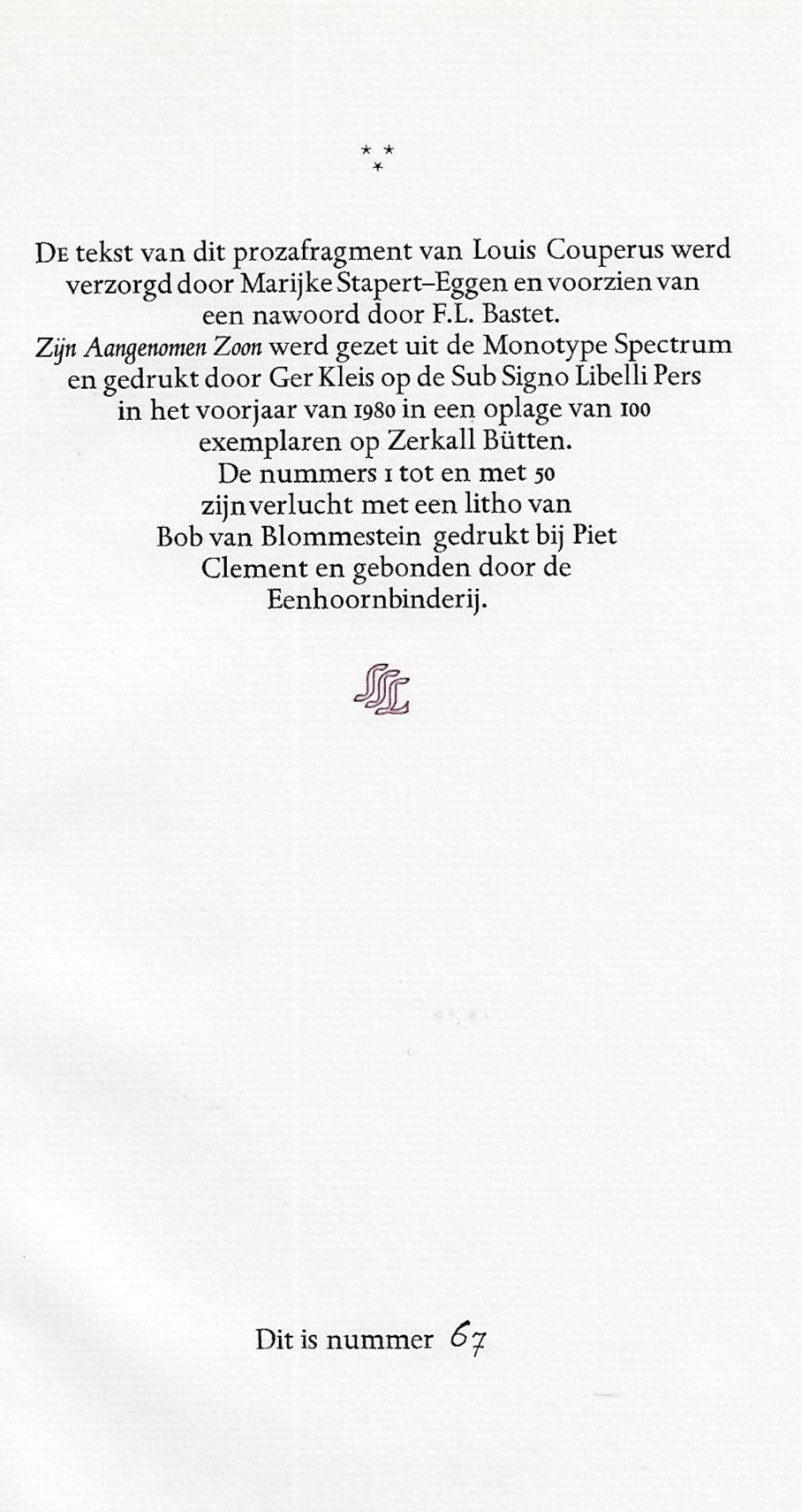 Zijn aangenomen zoon