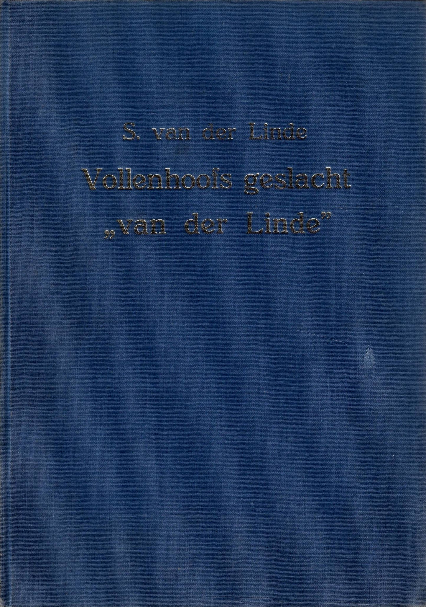 Vollenhoofs geslacht "van der Linde"