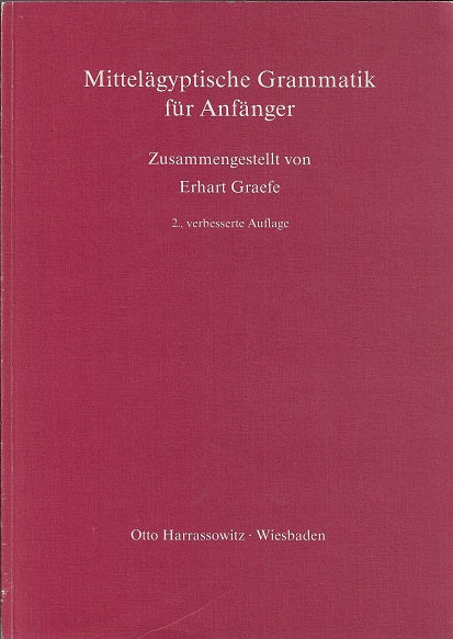 Mittelägyptische Grammatik fur Anfänger