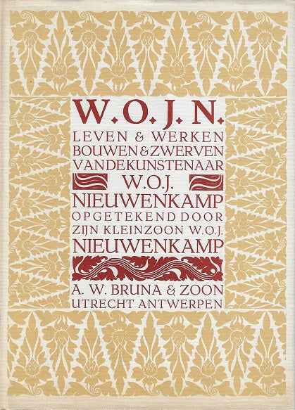 W.o.j. nieuwenkamp zyn leven en werken