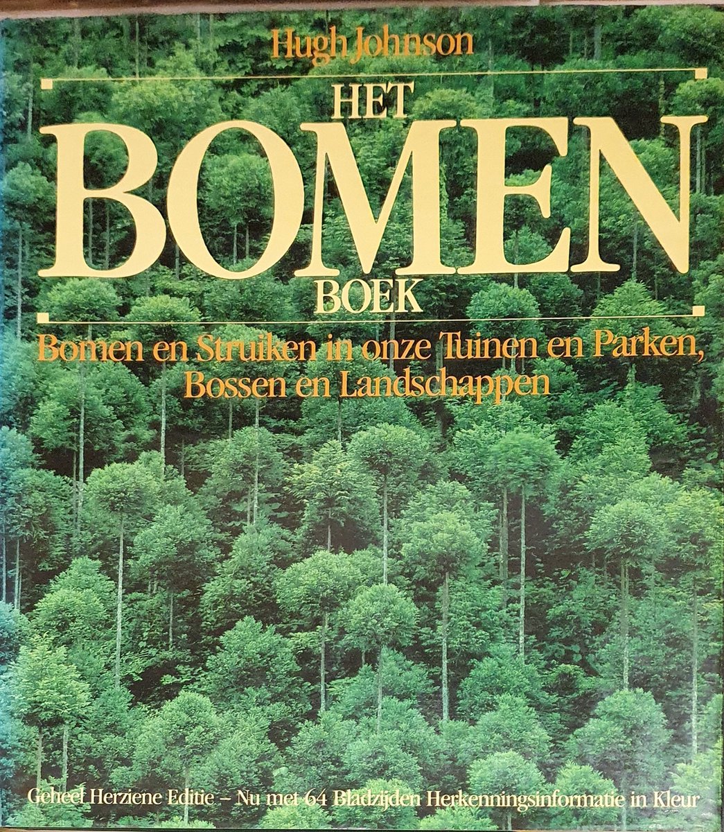 Omslag van Het bomenboek door Hugh Johnson, tweedehands boek bij Boekhandel Bloks