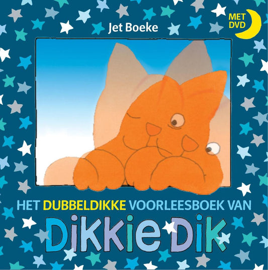 Omslag van Het dubbeldikke voorleesboek van Dikkie Dik door Jet Boeke, tweedehands boek bij Boekhandel Bloks