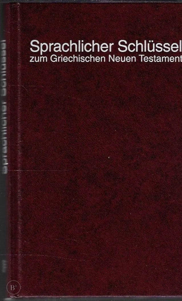 Omslag van Sprachlicher Schlüssel door Bearbeitet von RIENECKER, Fritz, tweedehands boek bij Boekhandel Bloks