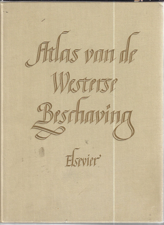 Omslag van Atlas van de Westerse beschaving door F. van der Meer, tweedehands boek bij Boekhandel Bloks