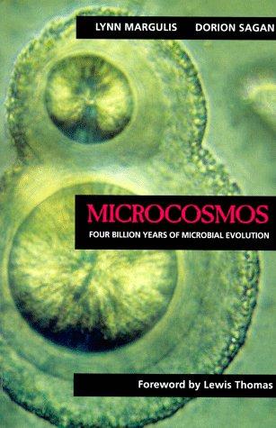 Omslag van Microcosmos door Lynn Margulis, Dorion Sagan, Lewis Thomas, tweedehands boek bij Boekhandel Bloks