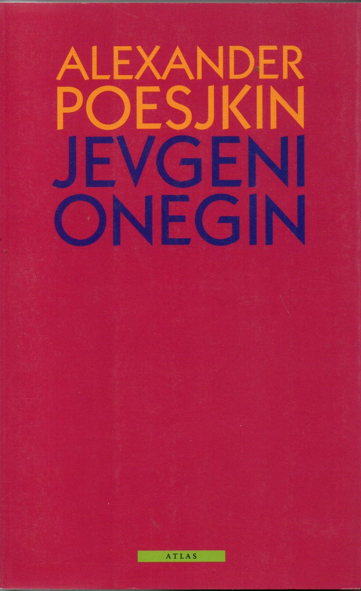 Omslag van Jevgeni Onegin door Aleksandr S. Poesjkin, tweedehands boek bij Boekhandel Bloks