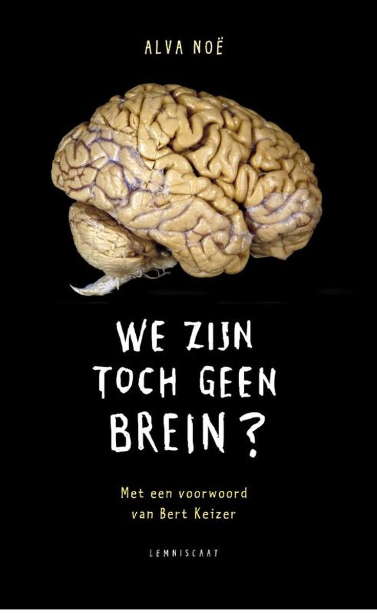 Omslag van We zijn toch geen brein door Alva Noe, tweedehands boek bij Boekhandel Bloks