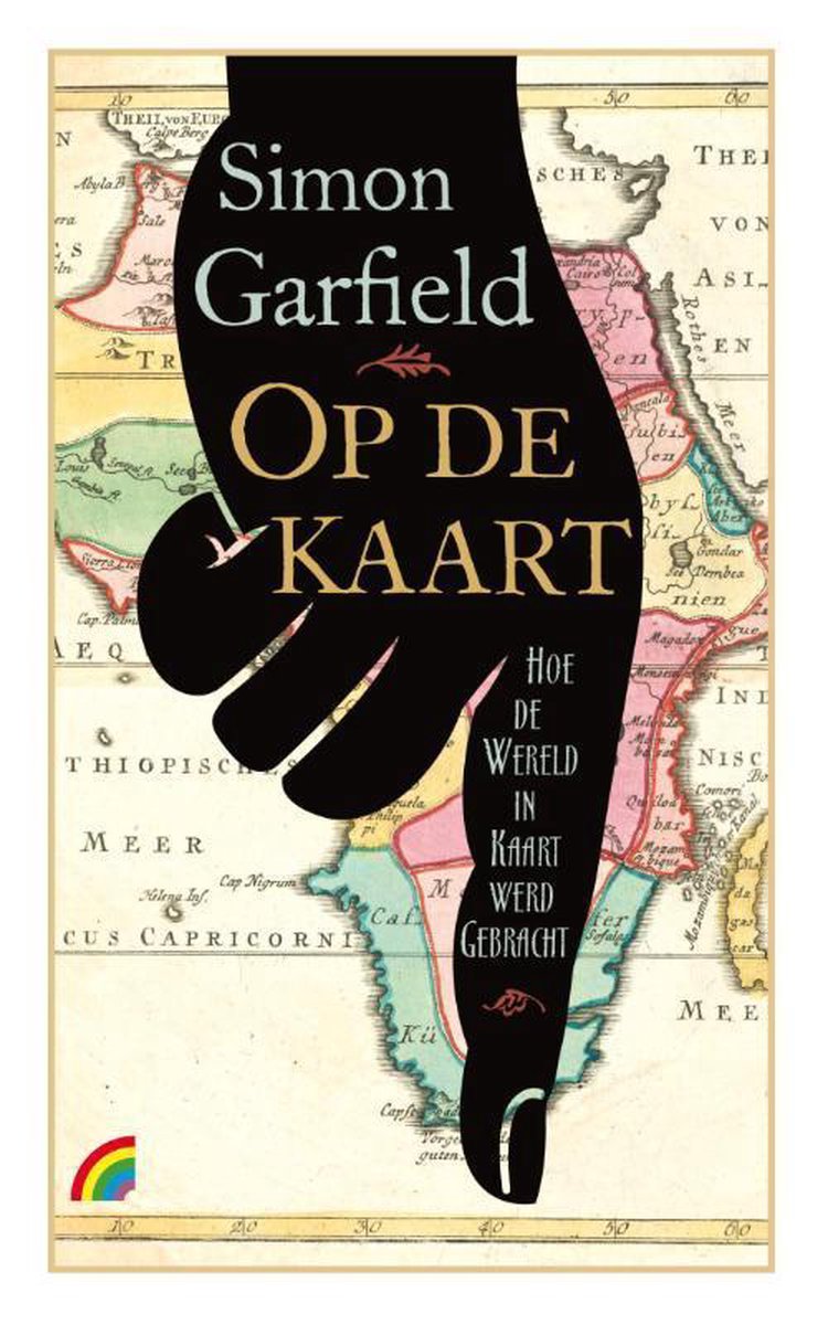Omslag van Op de kaart door Simon Garfield, tweedehands boek bij Boekhandel Bloks