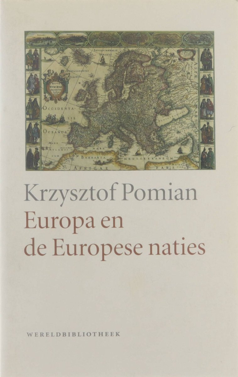 Omslag van Europa en de Europese naties door Krzysztof Pomian, tweedehands boek bij Boekhandel Bloks