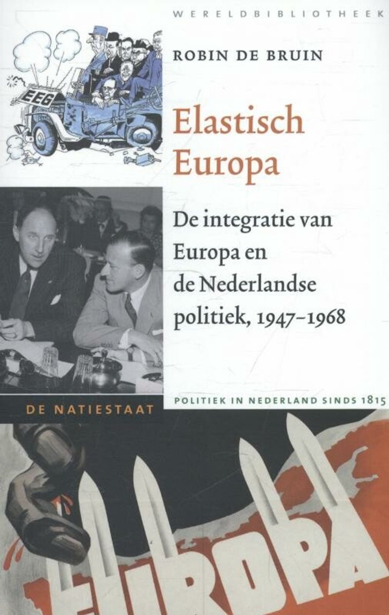 Omslag van Elastisch Europa door Robin de Bruin, tweedehands boek bij Boekhandel Bloks