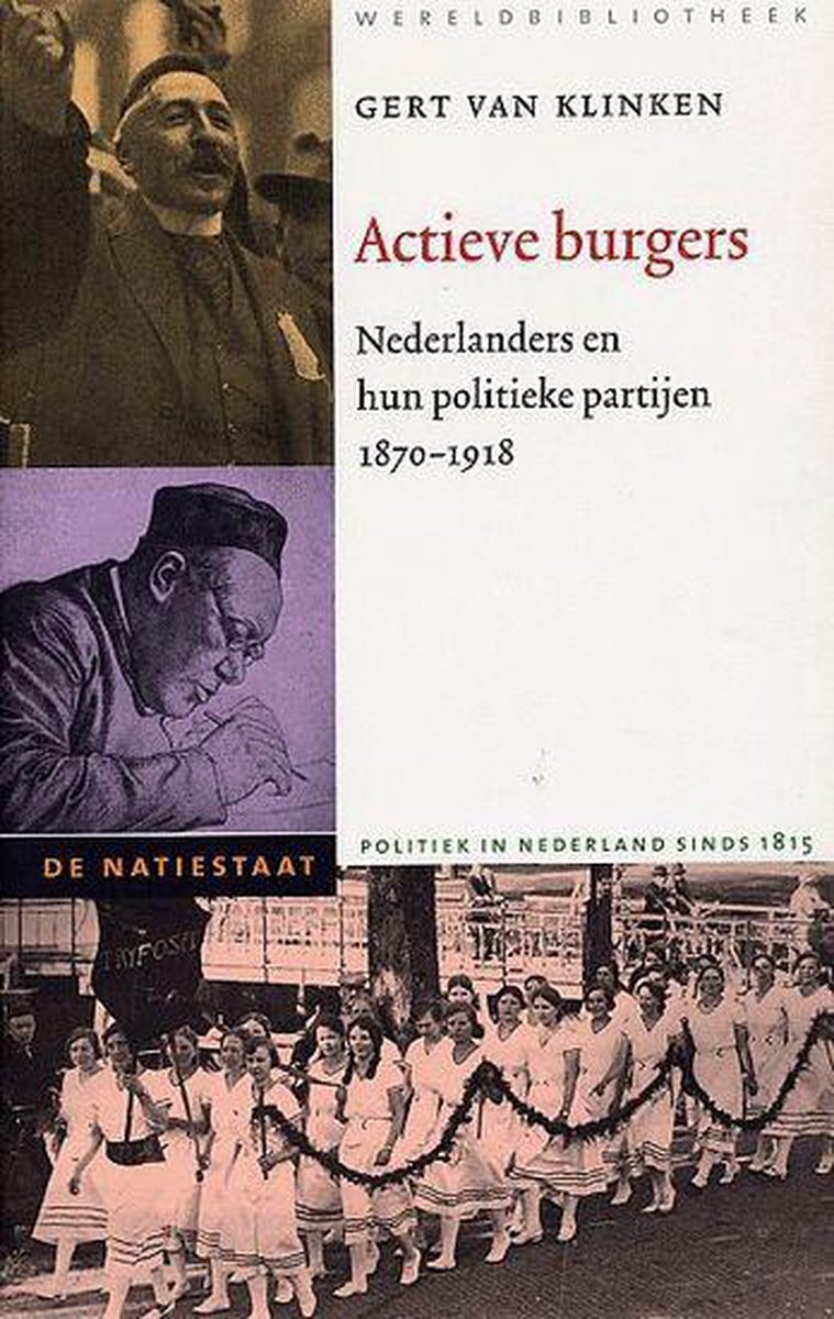 Omslag van Actieve burgers door Geert Johannes van Klinken, tweedehands boek bij Boekhandel Bloks