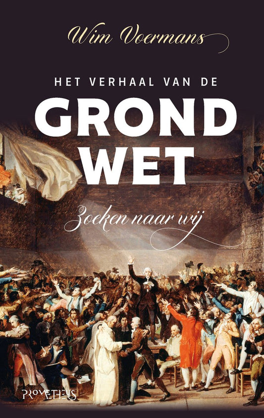 Omslag van Het verhaal van de grondwet door Wim Voermans, tweedehands boek bij Boekhandel Bloks