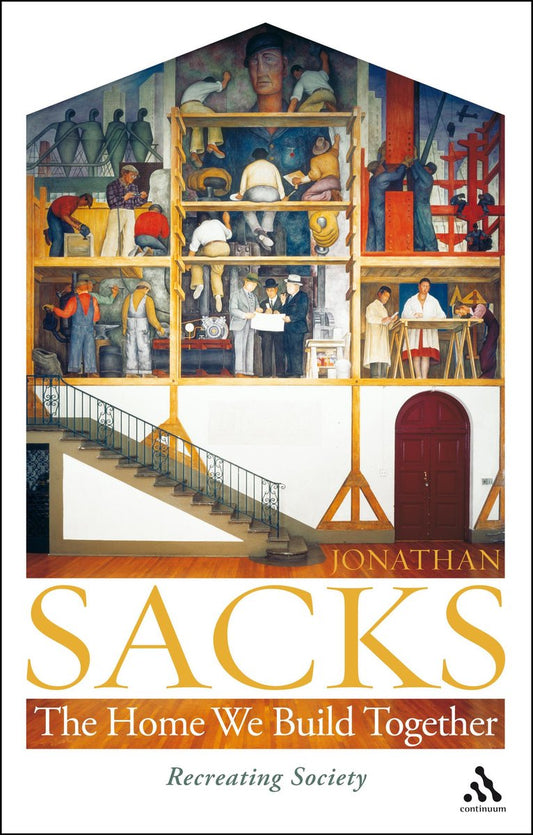 Omslag van The home we build together door Jonathan Sacks, tweedehands boek bij Boekhandel Bloks
