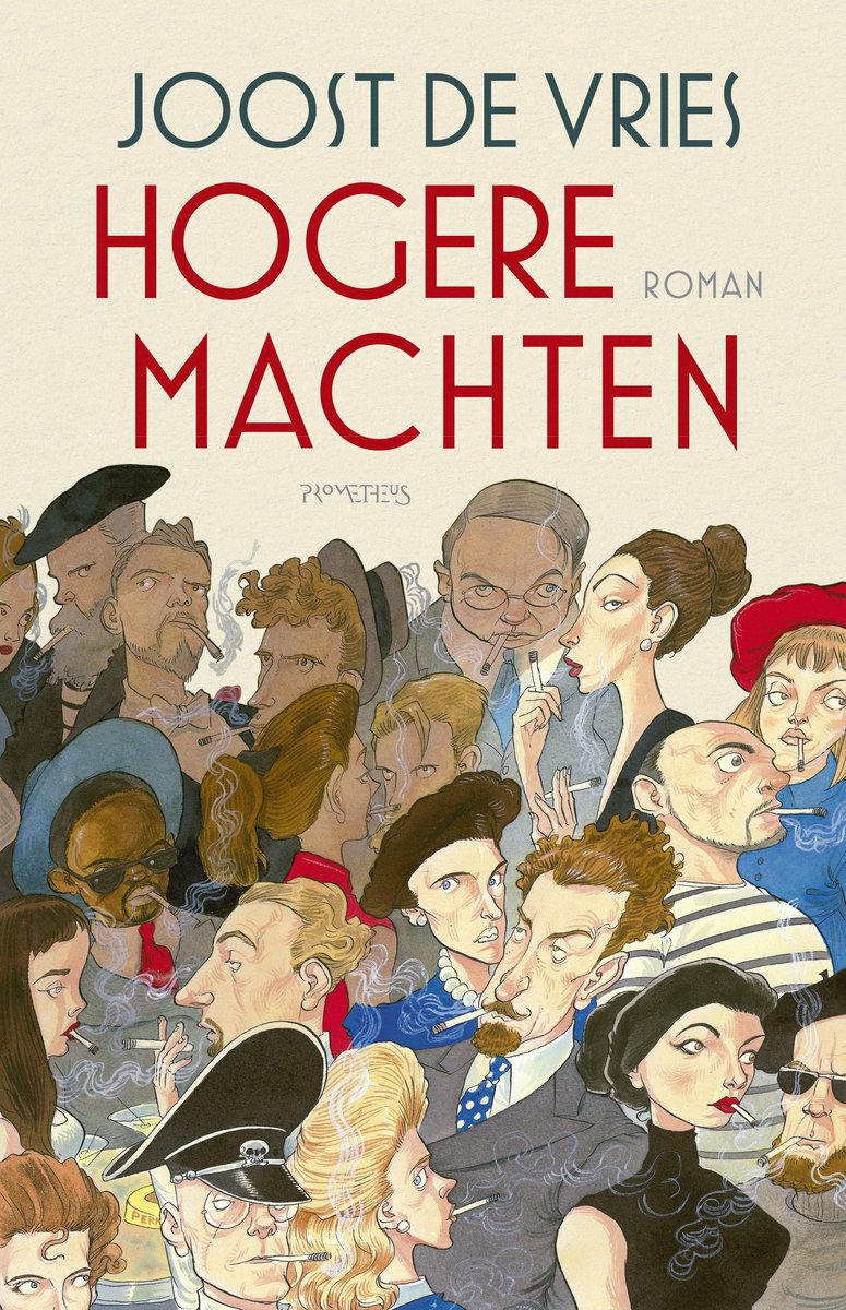 Omslag van Hogere machten door Joost de Vries, tweedehands boek bij Boekhandel Bloks
